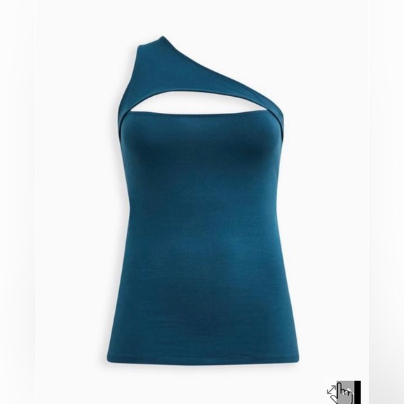 Torrid sizes 6 Foxy Cutout One Shoulder Top NWT - Picture 5 of 8